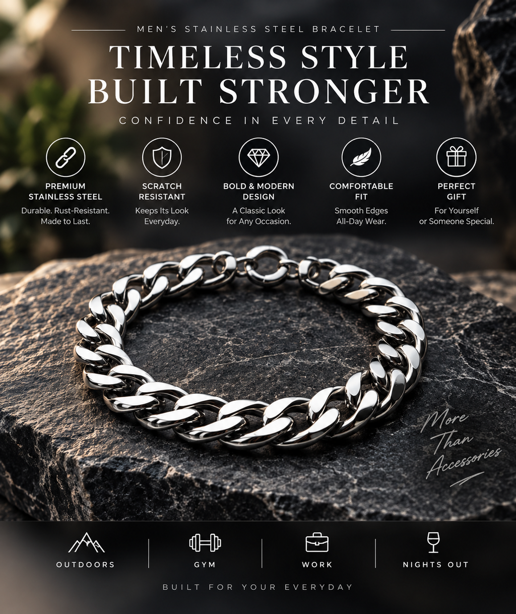 Keldren Cuban Link Bracelet
