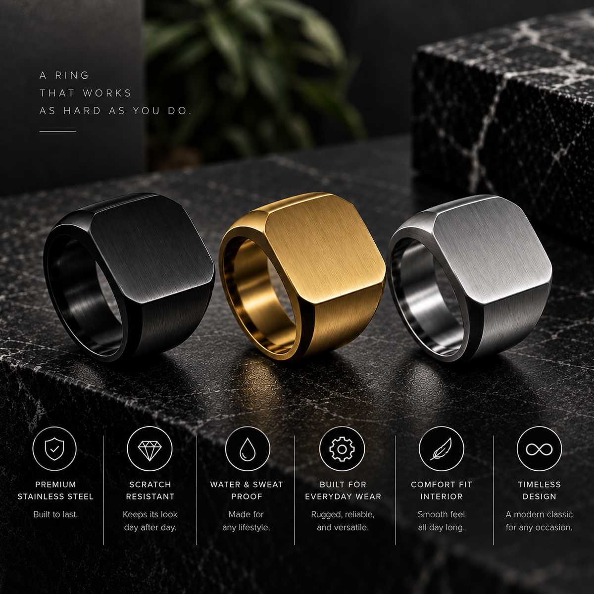 KELDREN Signet Ring